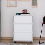 Mobile - Classificatore a 3 cassetti bianco/nero/grigio con ruote bloccabili, uso individuale