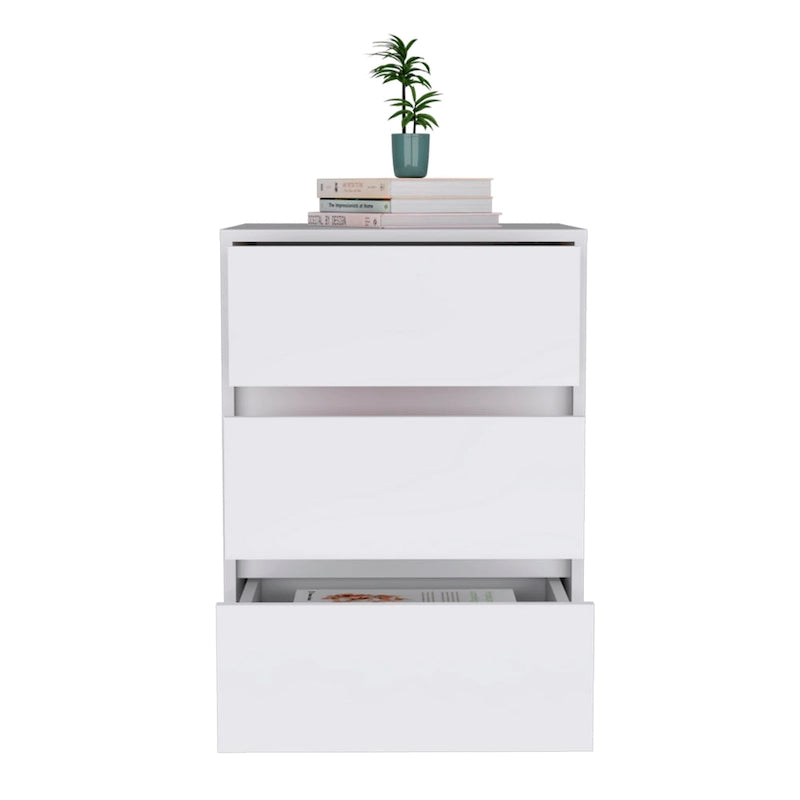 Mobile - Classificatore a 3 cassetti bianco/nero/grigio con ruote bloccabili, uso individuale