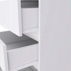 Mobile - Classificatore a 3 cassetti bianco/nero/grigio con ruote bloccabili, uso individuale