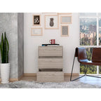 Mobile - Classificatore a 3 cassetti bianco/nero/grigio con ruote bloccabili, uso individuale