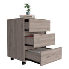 Mobile - Classificatore a 3 cassetti bianco/nero/grigio con ruote bloccabili, uso individuale