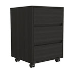 Mobile - Classificatore a 3 cassetti bianco/nero/grigio con ruote bloccabili, uso individuale