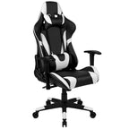 Sedia da gaming reclinabile con schienale alto Rossa / Nera / Grigia / Blu / Viola, sedile singolo