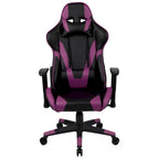 Sedia da gaming reclinabile con schienale alto Rossa / Nera / Grigia / Blu / Viola, sedile singolo