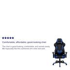 Sedia da gaming reclinabile con schienale alto Rossa / Nera / Grigia / Blu / Viola, sedile singolo