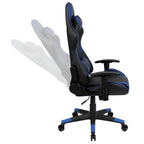 Sedia da gaming reclinabile con schienale alto Rossa / Nera / Grigia / Blu / Viola, sedile singolo