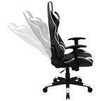 Sedia da gaming reclinabile con schienale alto Rossa / Nera / Grigia / Blu / Viola, sedile singolo