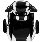 Sedia da gaming reclinabile con schienale alto Rossa / Nera / Grigia / Blu / Viola, sedile singolo