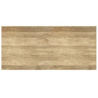 Marrone invecchiato / Grano dorato / Naturale | Tavolino da caffè industriale in legno e metallo per 1