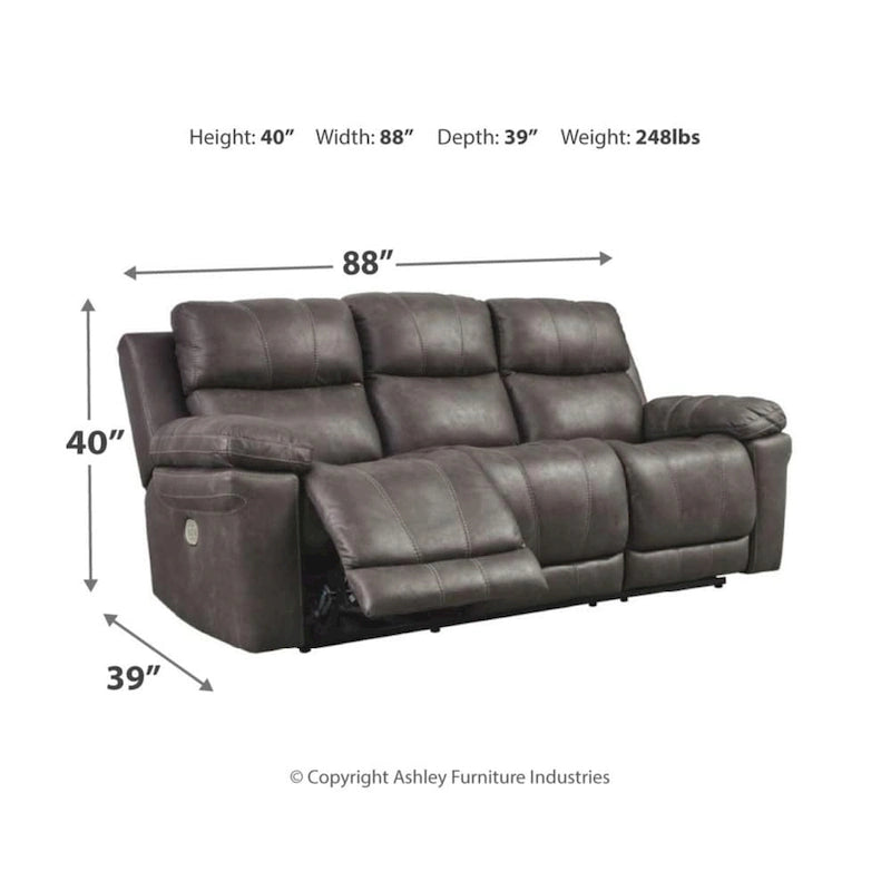 Canapé inclinable électrique contemporain