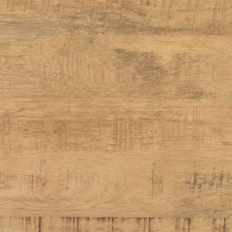 Tavolino da caffè galleggiante in legno massello color marrone chiaro ed espresso