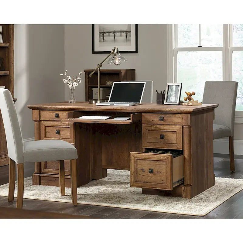 Directiebureau met vintage eiken afwerking