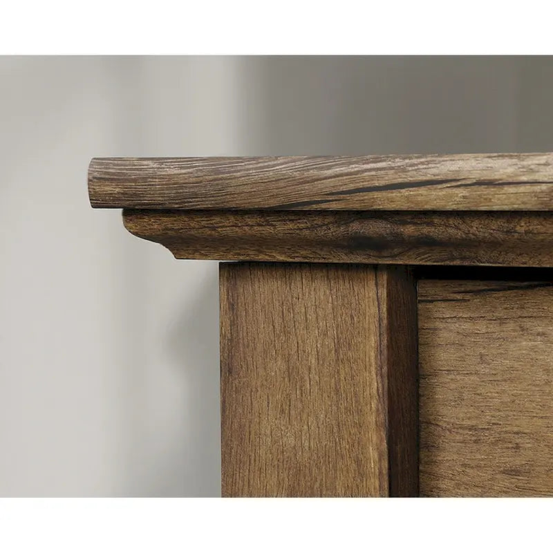 Scrivania direzionale con finitura in rovere vintage