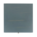 Comodino a 2 cassetti, color teal scuro/grigio cenere, 1 persona
