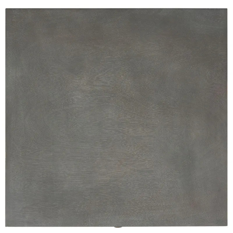 Comodino a 2 cassetti, color teal scuro/grigio cenere, 1 persona