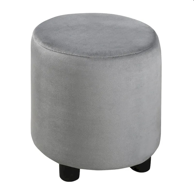 Letto a Piattaforma in Velluto Rosa / Beige / Grigio con Scrivania e Sgabello – Matrimoniale Francese / Matrimoniale, 2 Posti