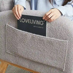 Poltrona a dondolo con schienale alto e tasche laterali, monoposto – Grigio / Nero / Rosa / Verde / Avorio