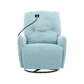Elektrische relaxfauteuil met 270 graden draaifunctie en telefoonhouder