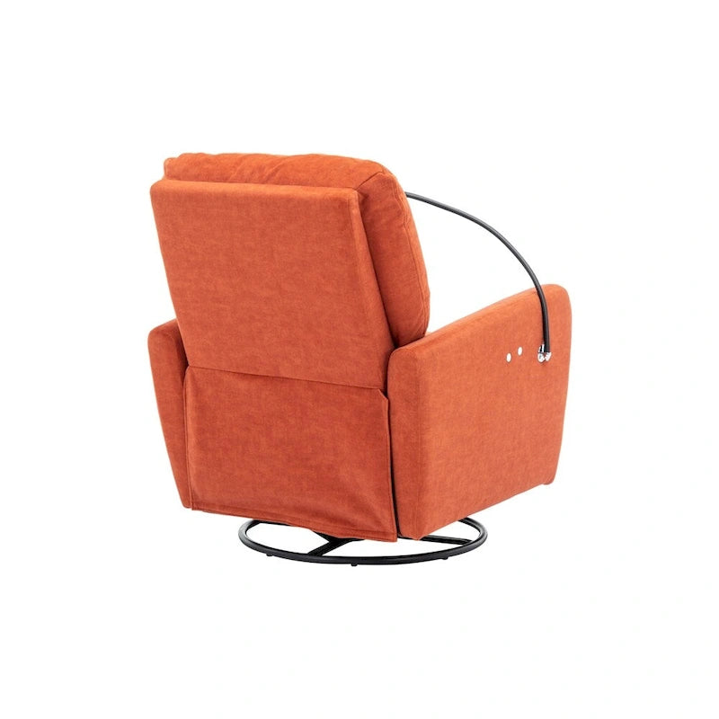 Elektrische relaxfauteuil met 270 graden draaifunctie en telefoonhouder