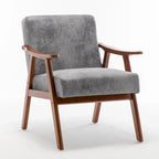 Poltrona d'accento in velluto grigio / marrone / cammello chiaro, stile metà secolo, monoposto