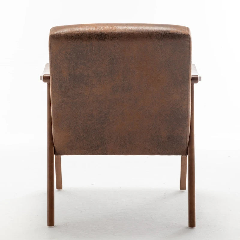 Poltrona d'accento in velluto grigio / marrone / cammello chiaro, stile metà secolo, monoposto