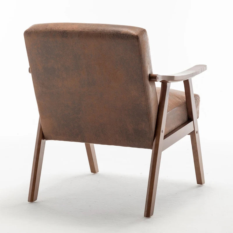 Poltrona d'accento in velluto grigio / marrone / cammello chiaro, stile metà secolo, monoposto