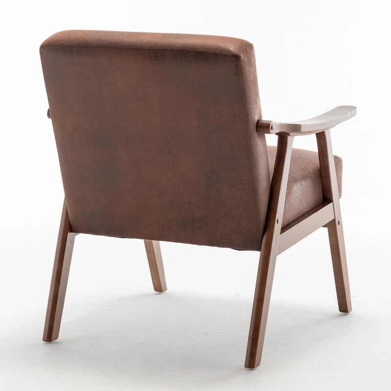 Poltrona d'accento in velluto grigio / marrone / cammello chiaro, stile metà secolo, monoposto