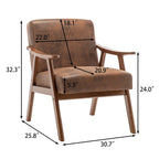 Poltrona d'accento in velluto grigio / marrone / cammello chiaro, stile metà secolo, monoposto