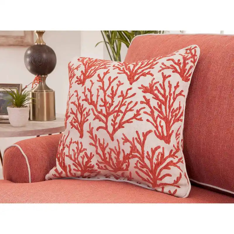 Divanetto a due posti con braccioli rotondi Orange Coral