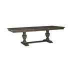 Set tavolo da pranzo con cavalletto Havana Brown, 5 posti a sedere