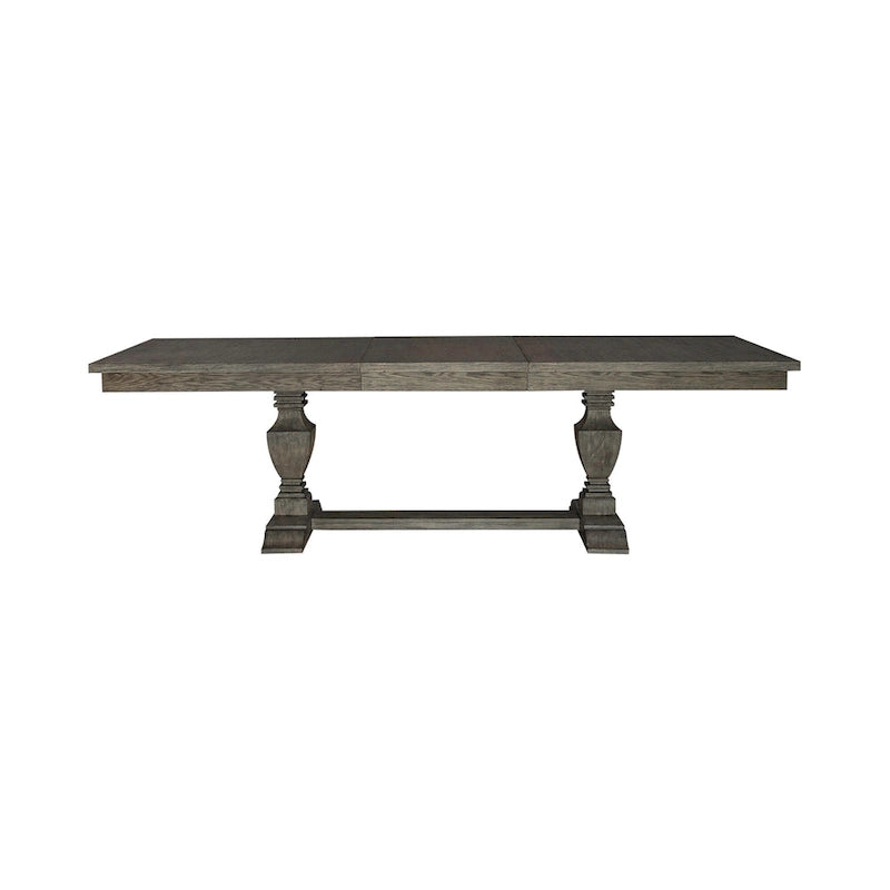 Set tavolo da pranzo con cavalletto Havana Brown, 5 posti a sedere