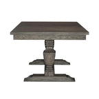 Set tavolo da pranzo con cavalletto Havana Brown, 5 posti a sedere