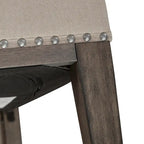 Set tavolo da pranzo con cavalletto Havana Brown, 5 posti a sedere