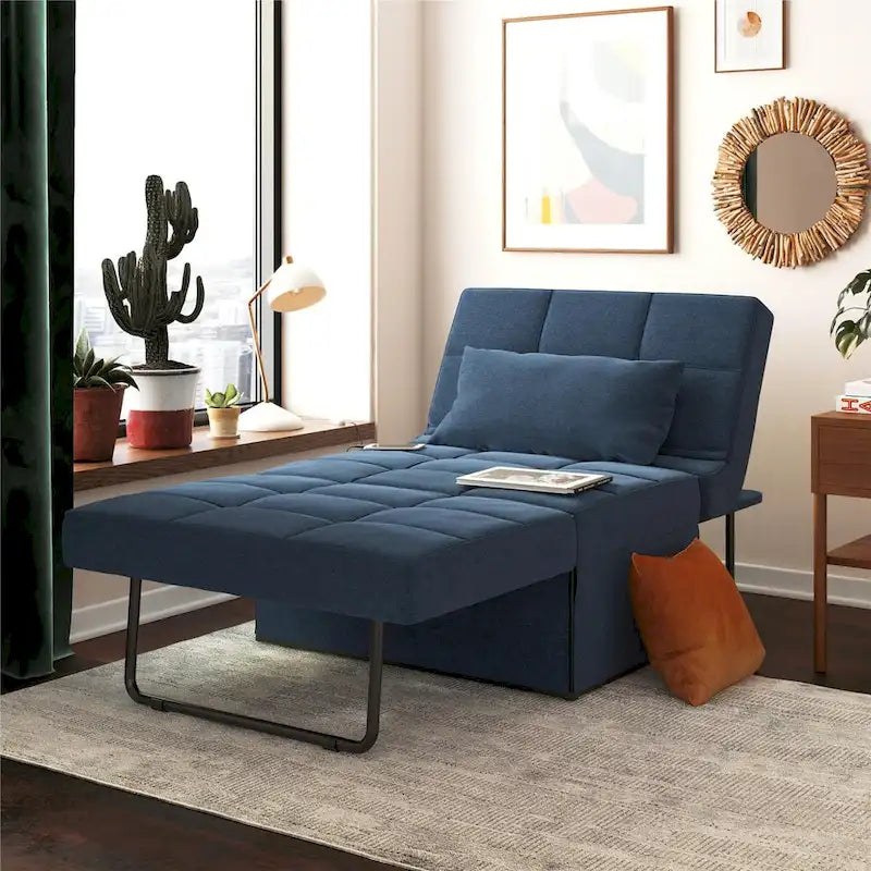 Fauteuil-canapé pouf convertible