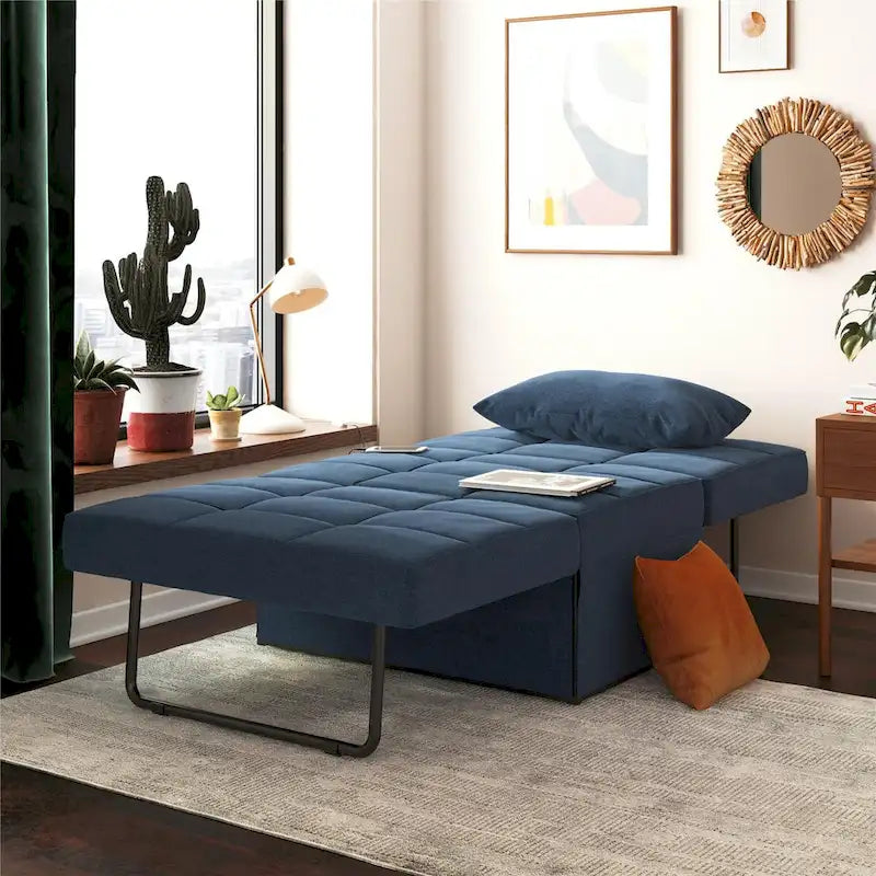 Fauteuil-canapé pouf convertible