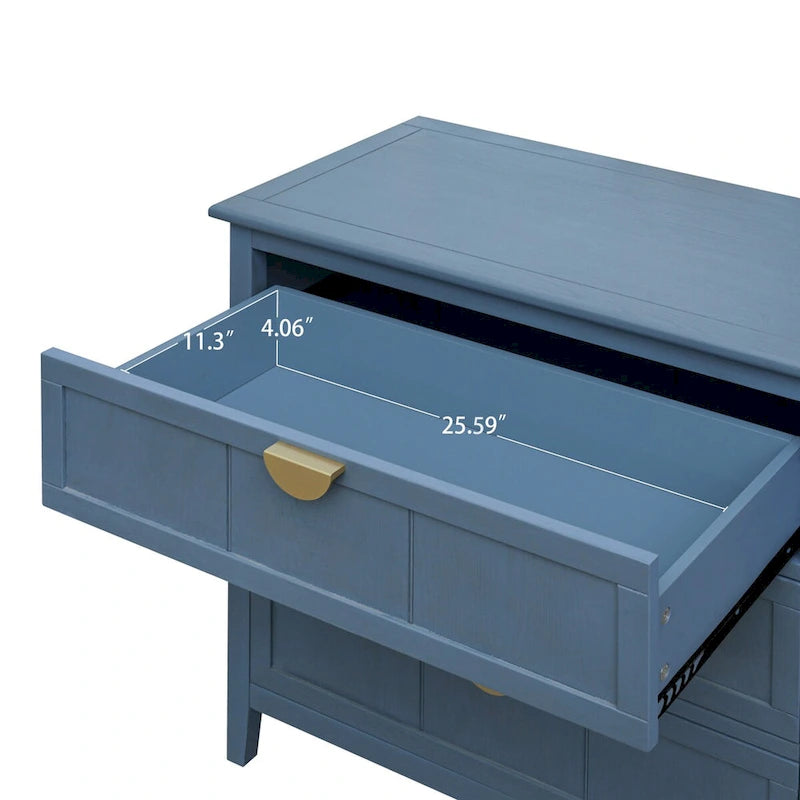 Meuble à 3 tiroirs, adapté à la chambre, au salon et au bureau